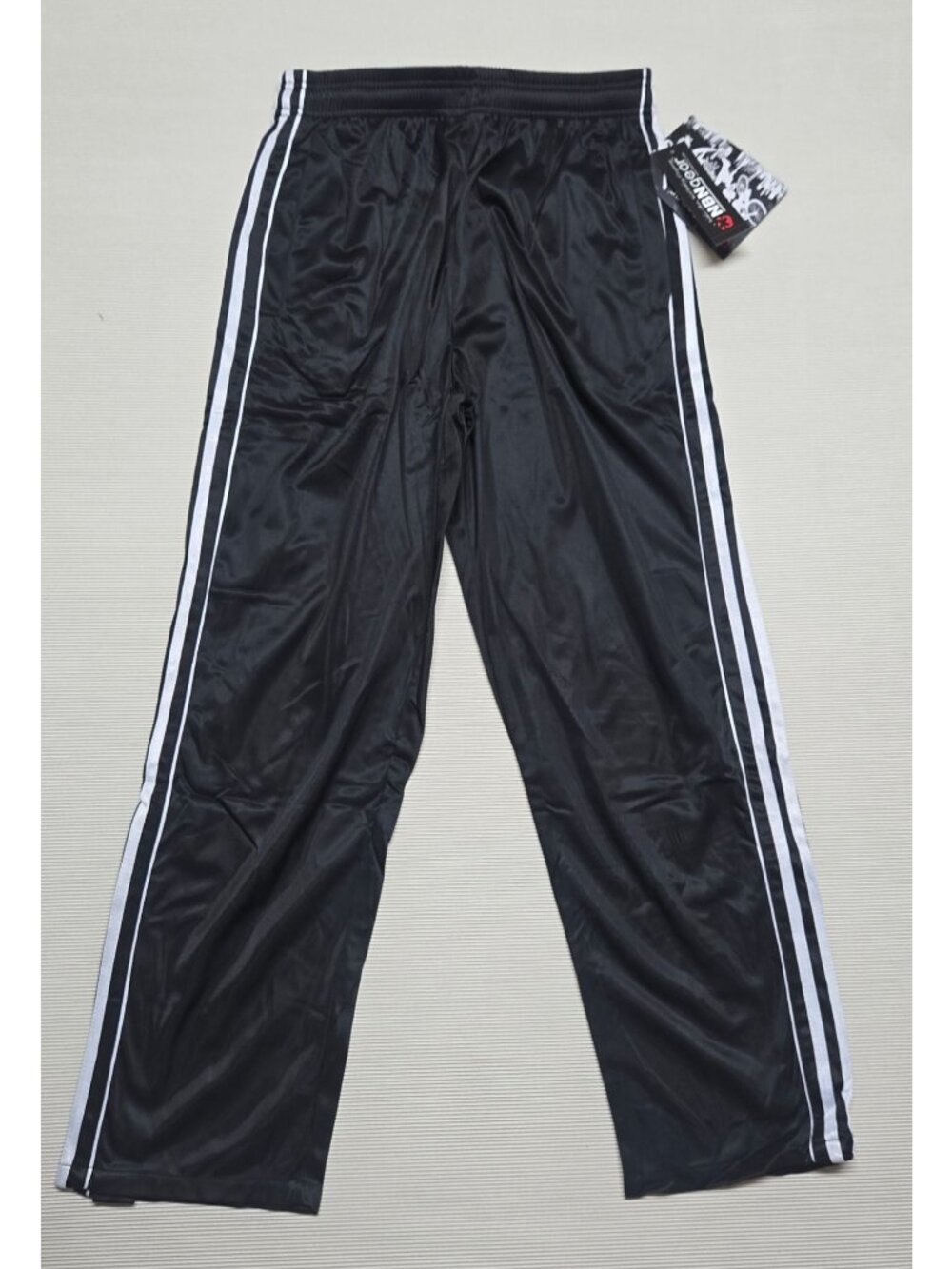 NBN Gear Black/White Active Drawstring Sweatpants Men Size LARGE NEW AP-5005KG